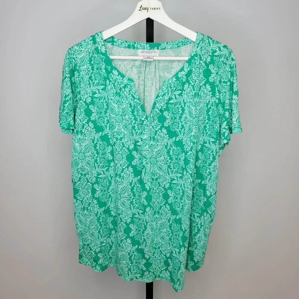Liz Claiborne V-Neck Top